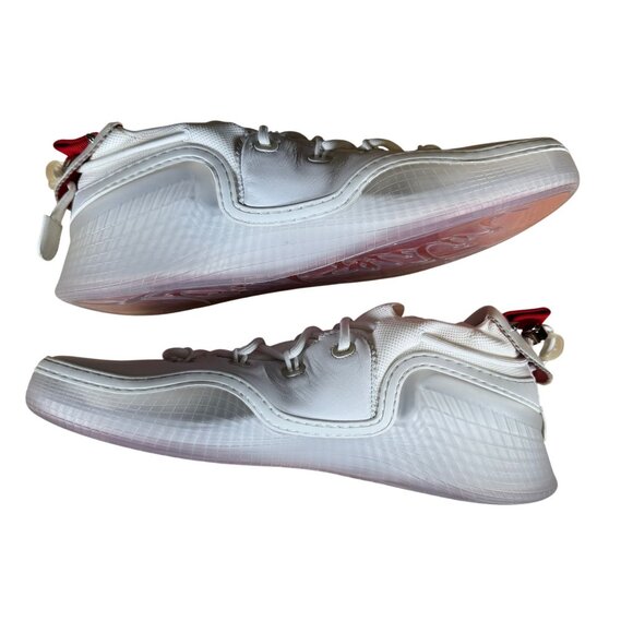Christian Louboutin Men's Arpoador Flat Sneaker Bianco Size 43.5 - Picture 6 of 11